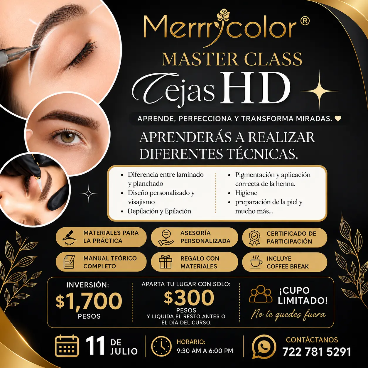 Imagen del evento: Masterclass Cejas HD