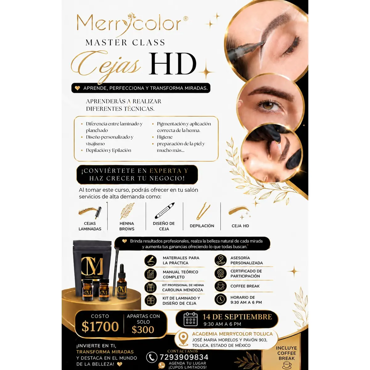 Imagen del evento: Masterclass Cejas HD