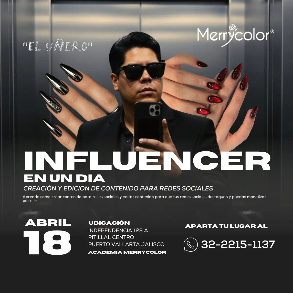 CURSO DE CREACIÓN DE CONTENIDO BY EL UÑERO DE COCO